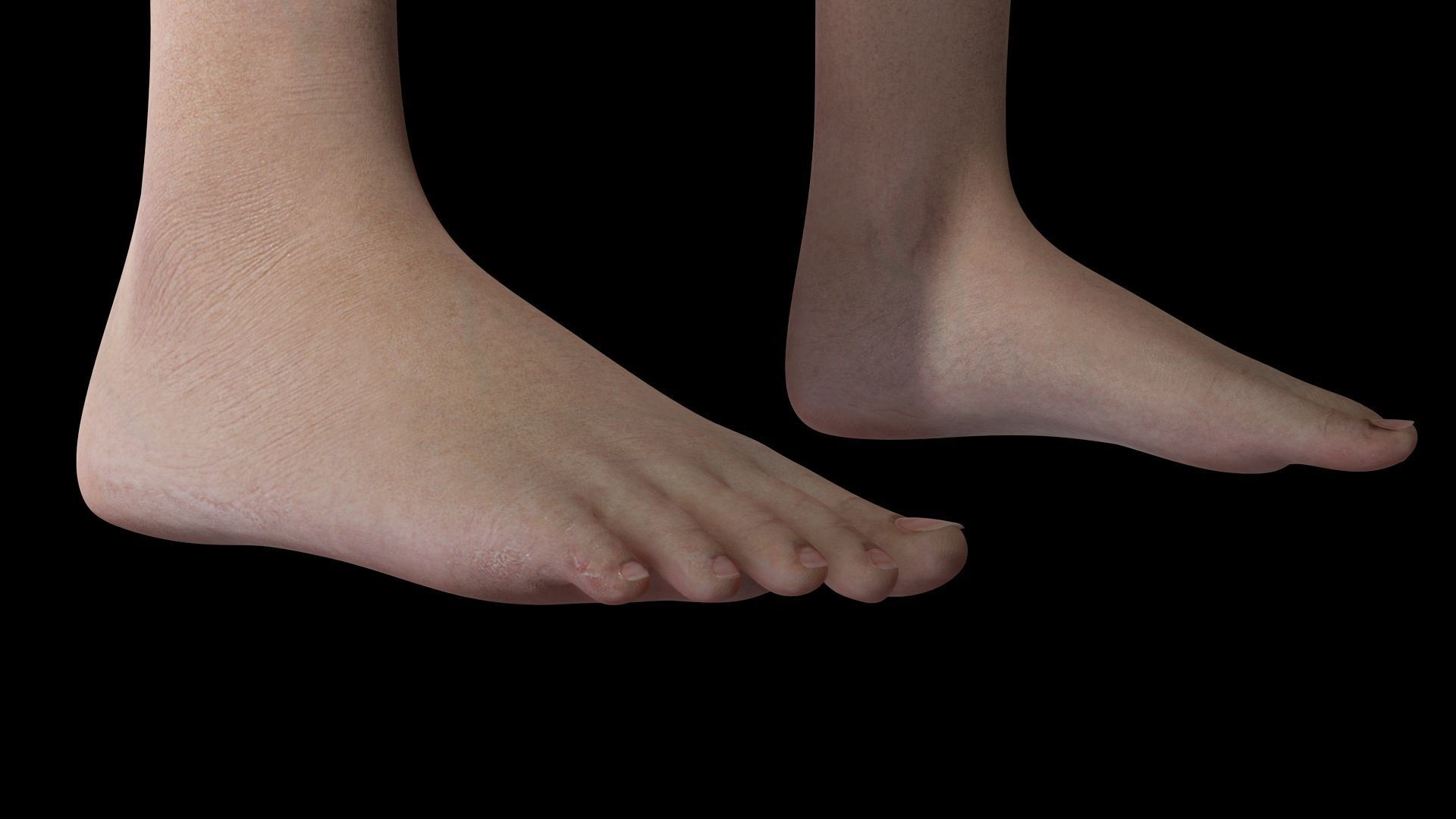 Sabrina- Realistic Woman with Repairman cloth Low-poly 3D model_16