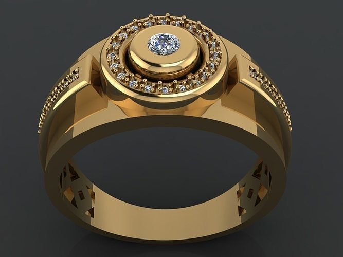 Men ring 3D print model