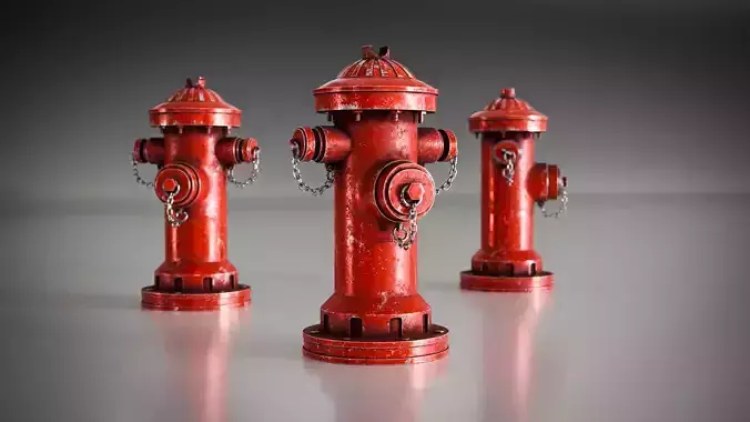 Realistic Fire Hydrant 