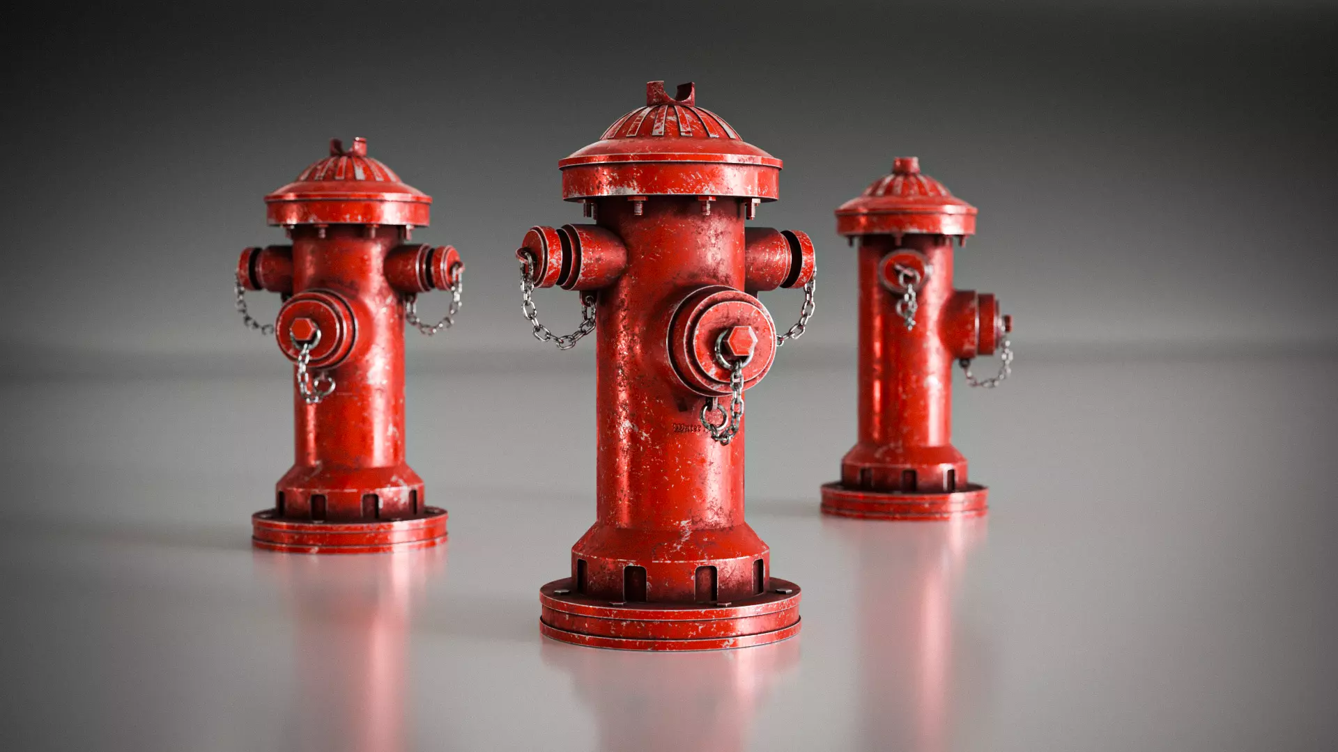 Realistic Fire Hydrant  3D model_0