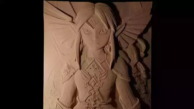 Zelda CNC 3d Print High Relief Sand Casting