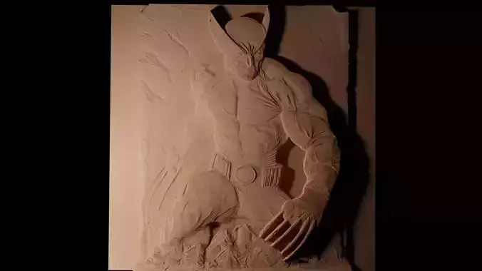 Wolverine CNC 3d Print High Relief Sand Casting
