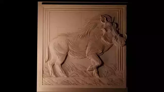 Warthog CNC 3d Print High Relief Sand Casting