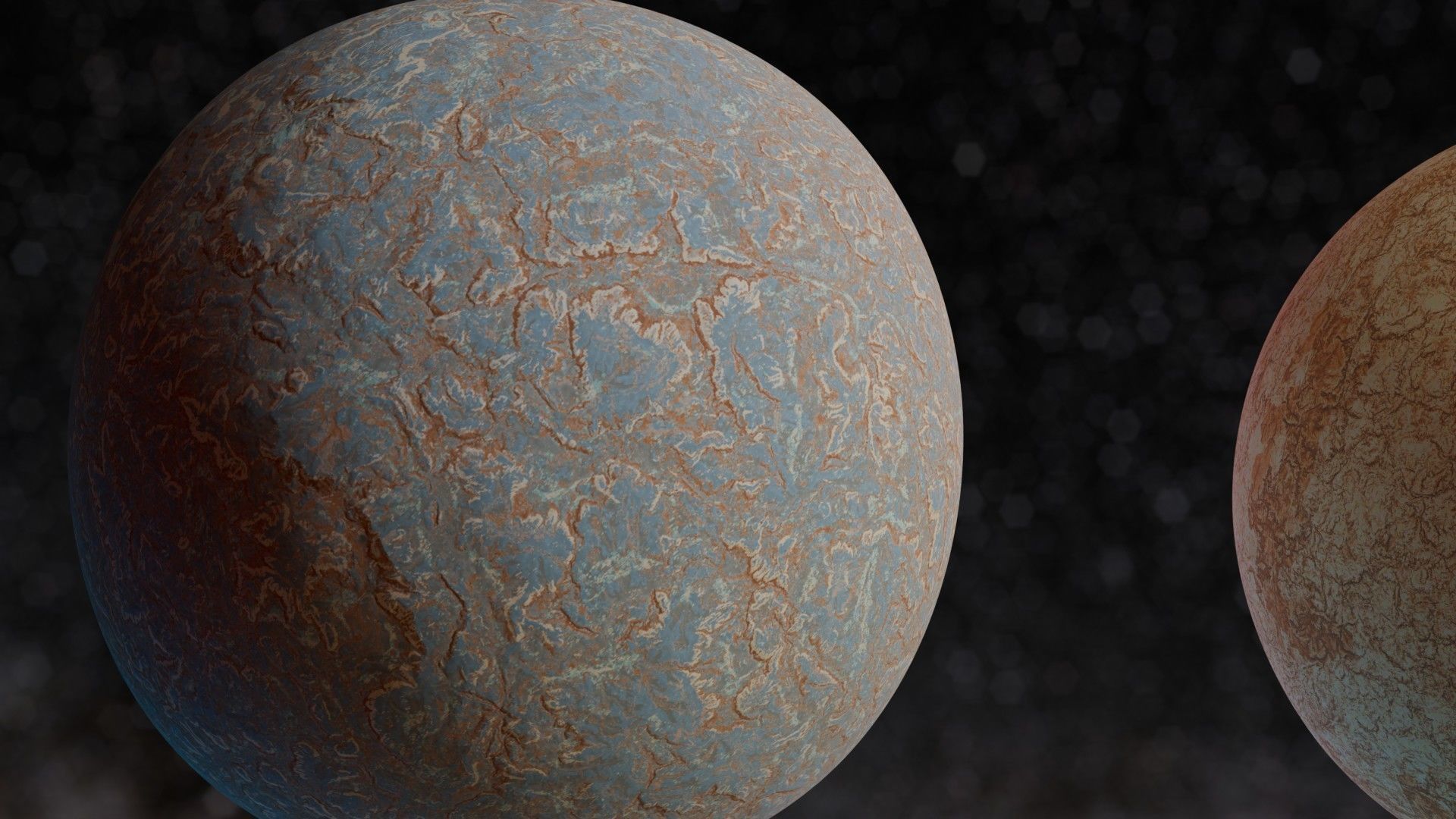 16K seamless alien rock materials and terrain height map Texture_16