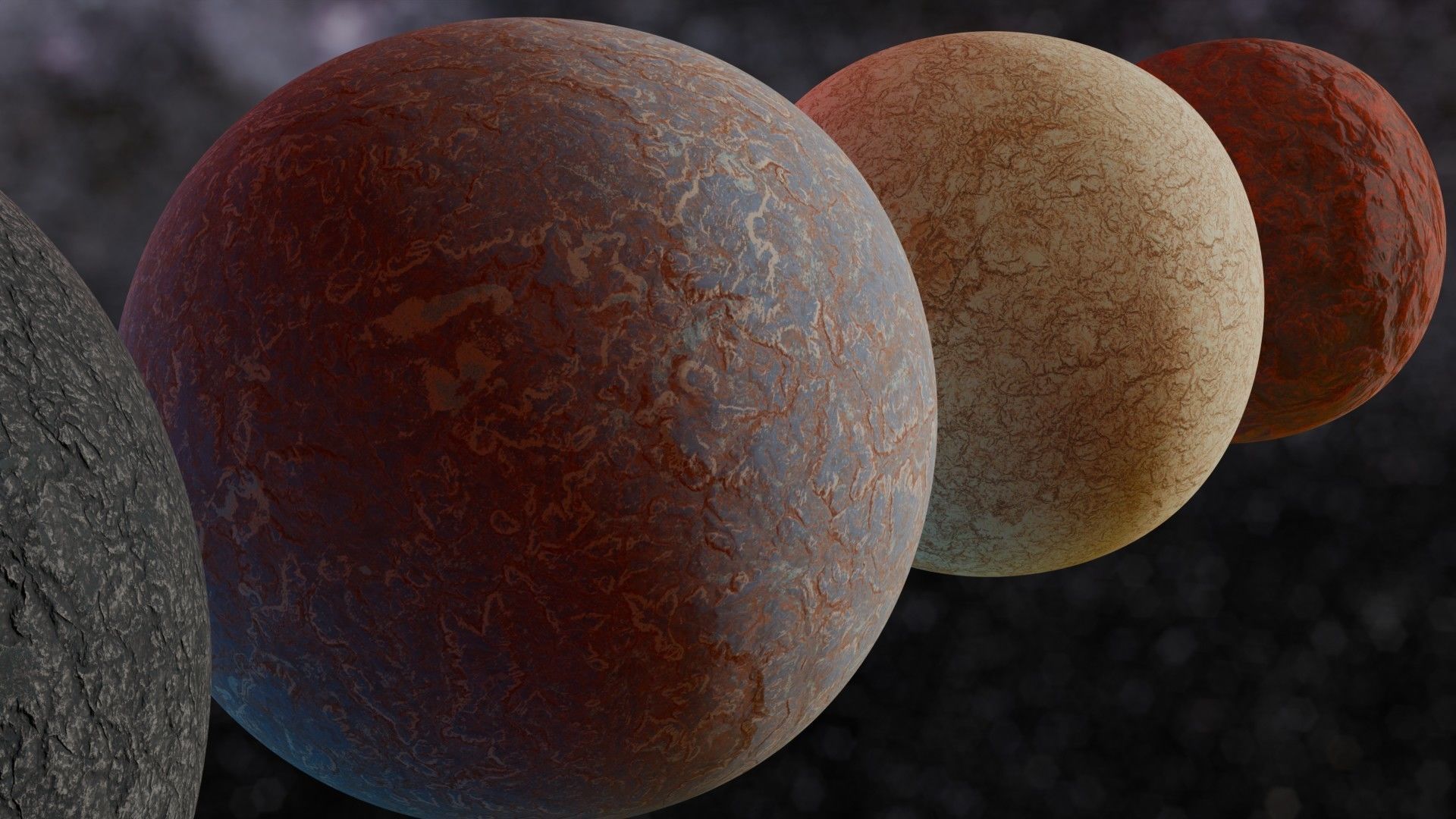 16K seamless alien rock materials and terrain height map Texture_12