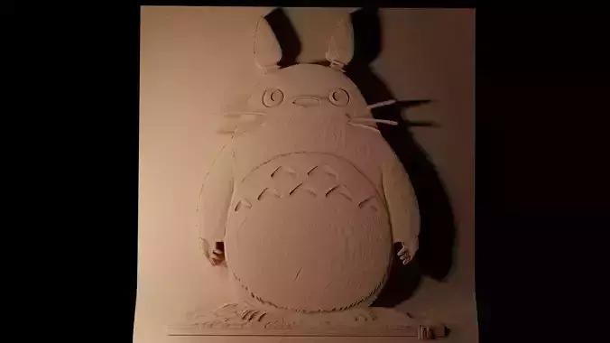 Totoro CNC 3d Print High Relief Sand Casting
