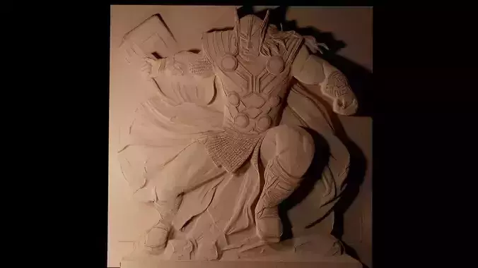 Thor CNC 3d Print High Relief Sand Casting