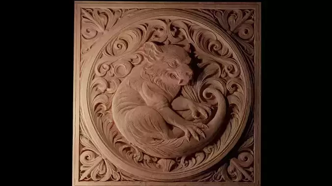 Tasmanian Devil CNC 3d Print High Relief Sand Casting