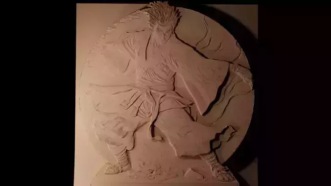 Tanjiro Kamado CNC 3d Print High Relief Sand Casting