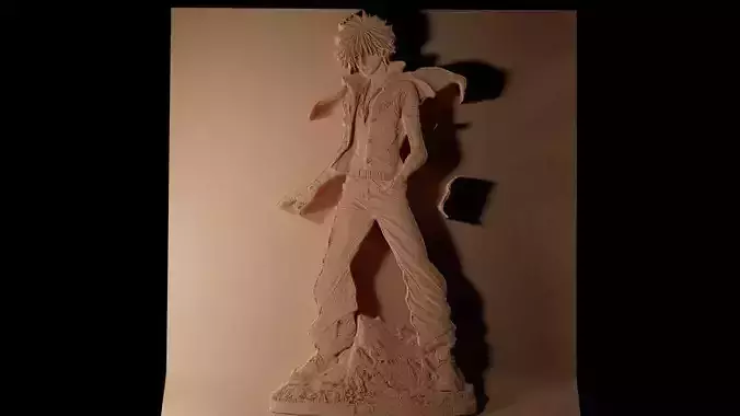 Shoto Todoroki CNC 3d Print High Relief Sand Casting