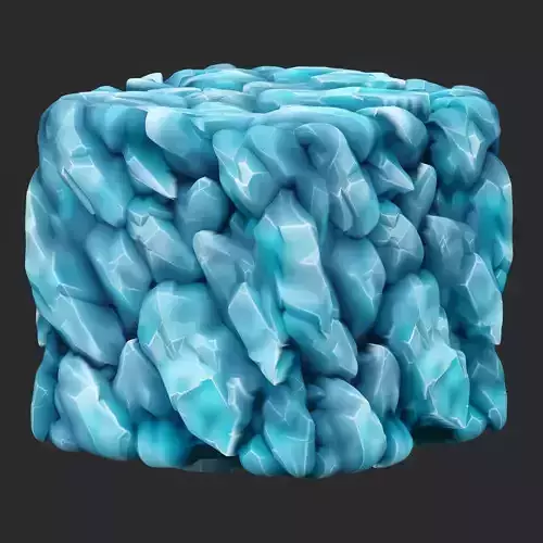 Stylized Crystal Seamless Texture