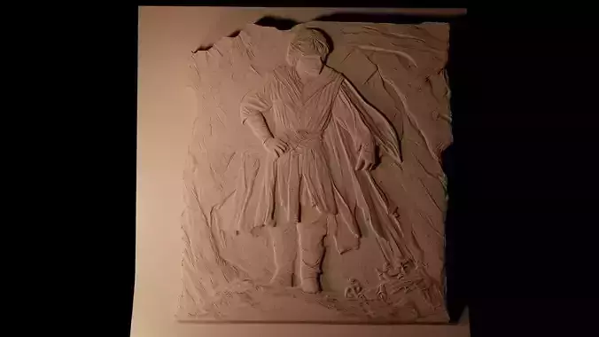 Samwise Gamgee CNC 3d Print High Relief Sand Casting