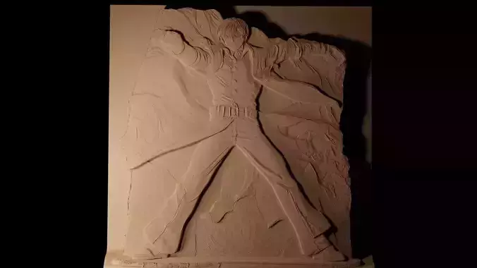 Roy Mustang CNC 3d Print High Relief Sand Casting