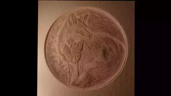 Red Fox CNC 3d Print High Relief Sand Casting