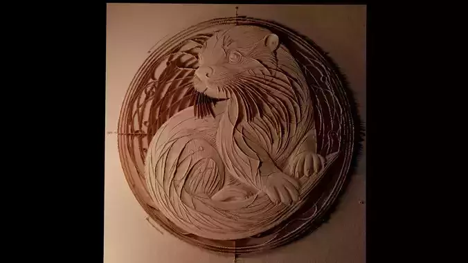 Otter CNC 3d Print High Relief Sand Casting