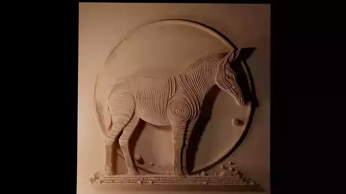 Okapi CNC 3d Print High Relief Sand Casting