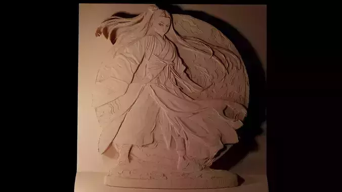 Nezuko Kamado CNC 3d Print High Relief Sand Casting