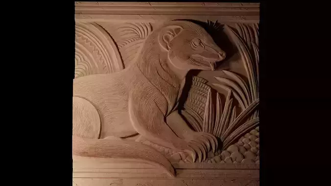 Mongoose CNC 3d Print High Relief Sand Casting