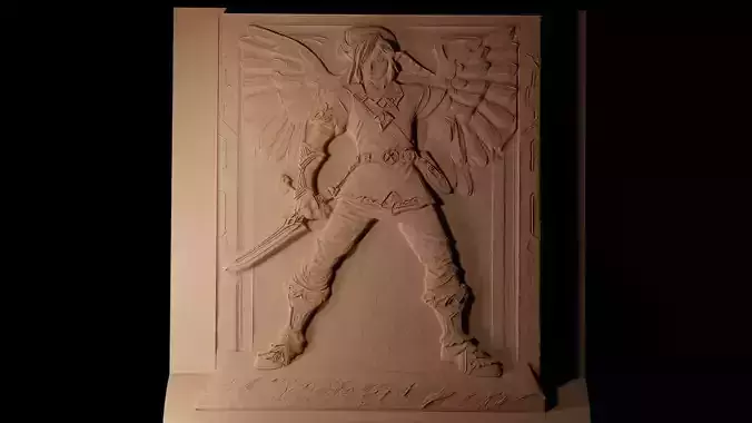 Link CNC 3d Print High Relief Sand Casting