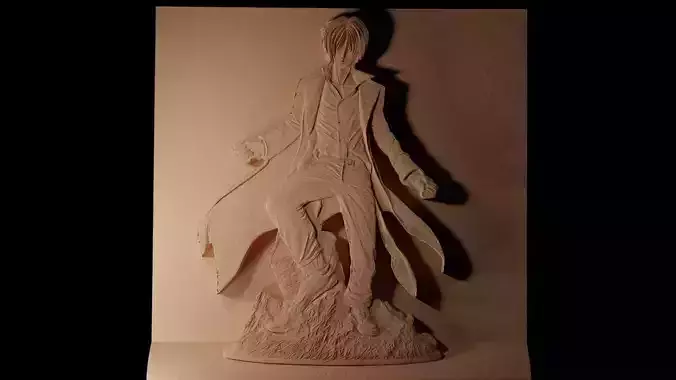 Light Yagami CNC 3d Print High Relief Sand Casting