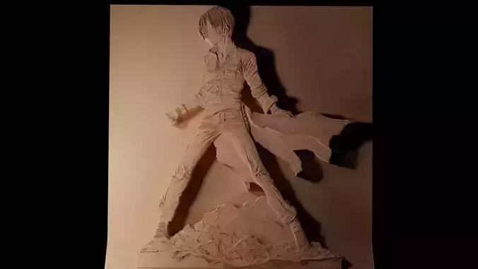 Levi Ackerman CNC 3d Print High Relief Sand Casting