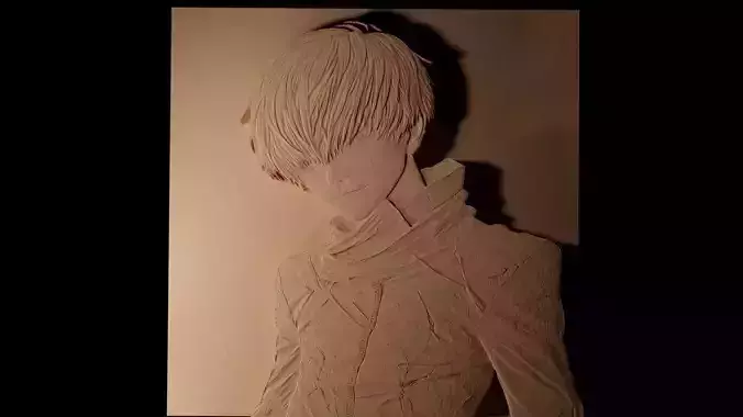 Ken Kaneki CNC 3d Print High Relief Sand Casting