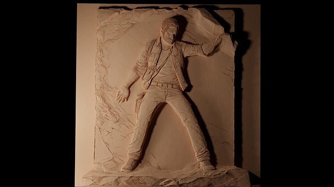 Joel CNC 3d Print High Relief Sand Casting 3D print model
