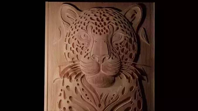 Jaguar CNC 3d Print High Relief Sand Casting