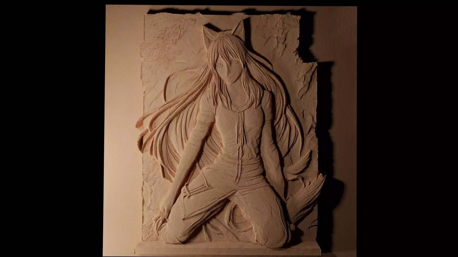 Holo CNC 3d Print High Relief Sand Casting 3D print model_0