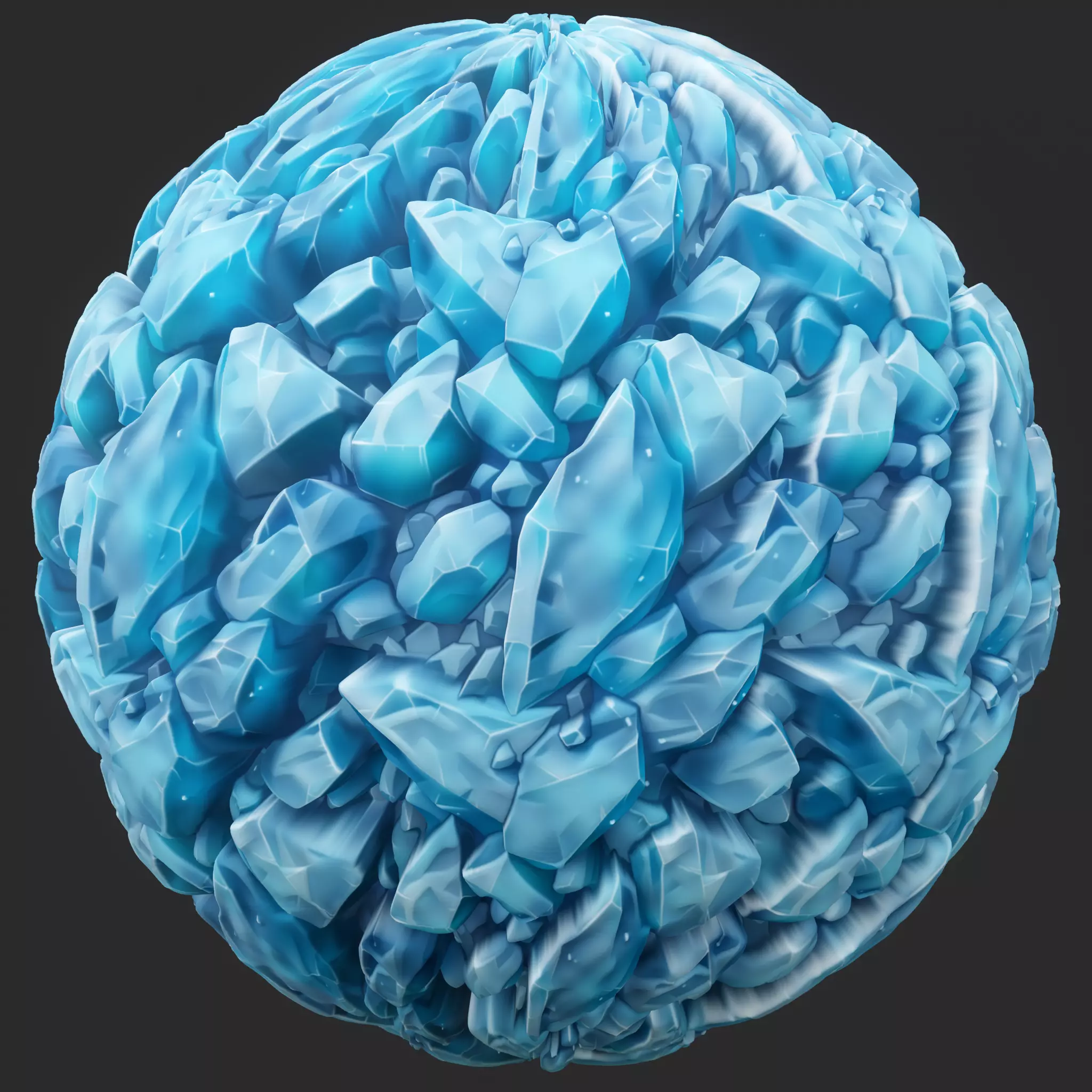 Stylized Crystal Seamless Texture Texture_0