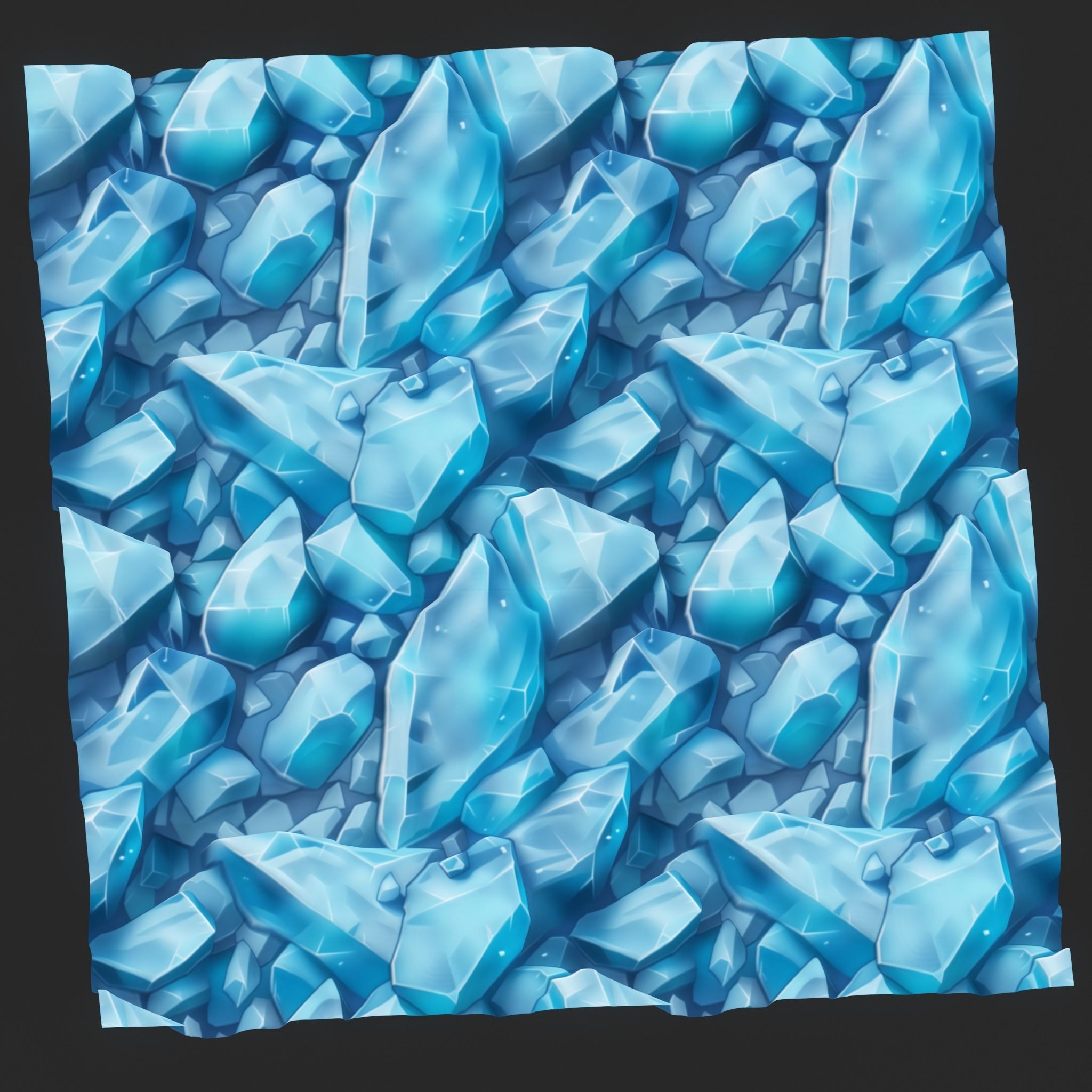 Stylized Crystal Seamless Texture Texture_3