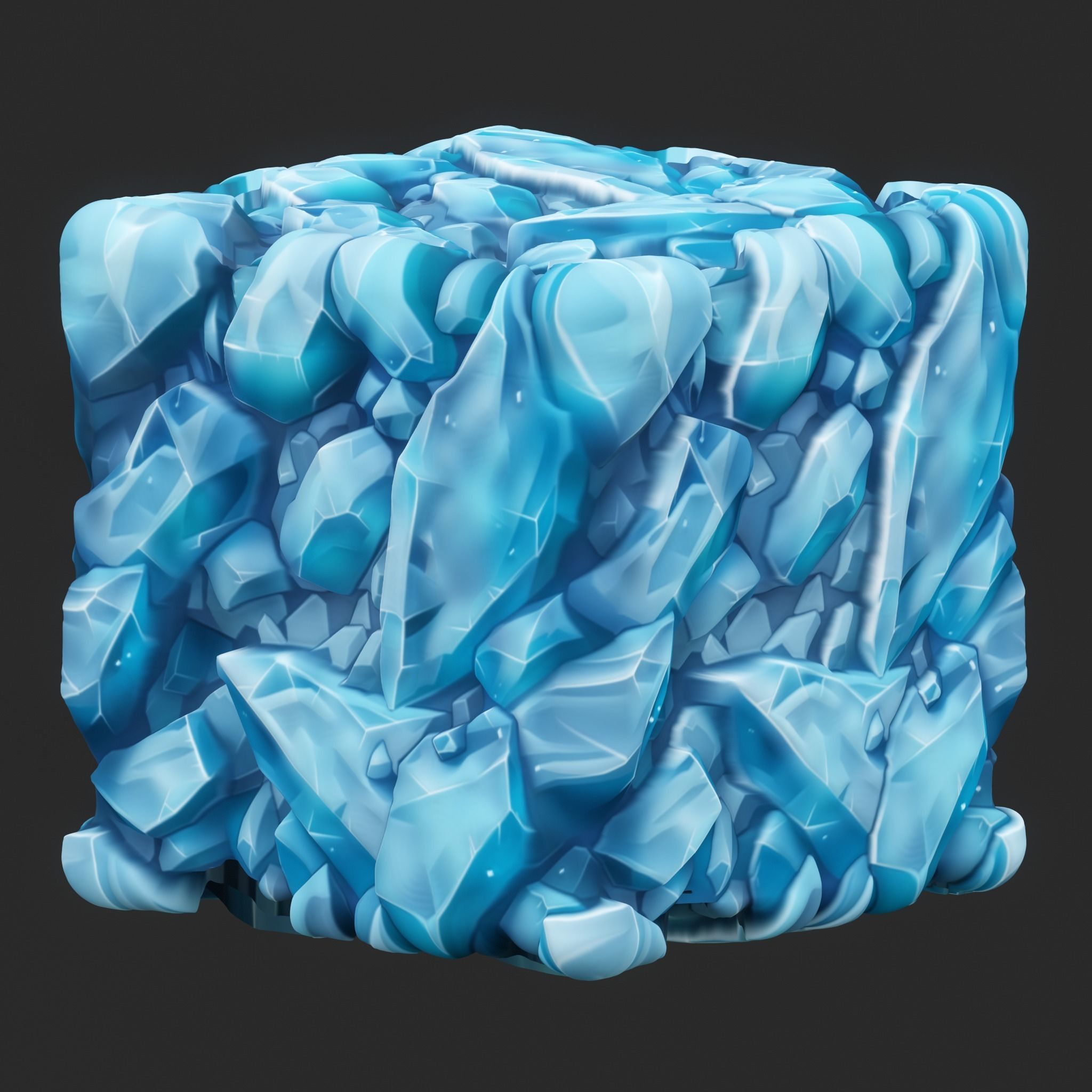 Stylized Crystal Seamless Texture Texture_2