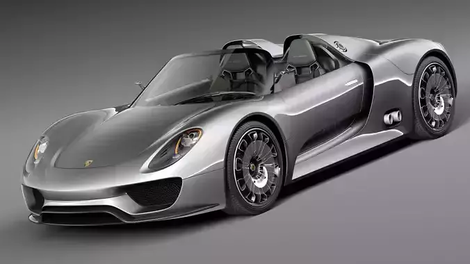Porsche 918 Spyder 2012 3D model