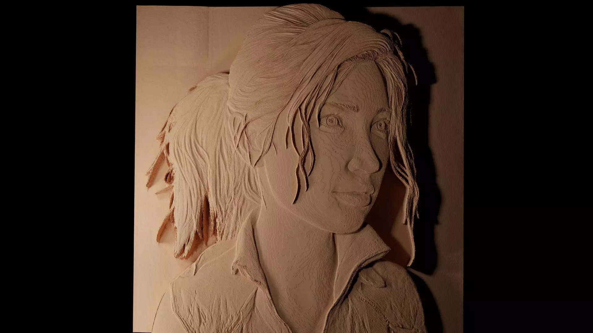 Ellie CNC 3d Print High Relief Sand Casting 3D print model_0