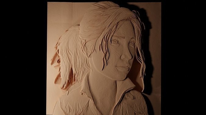 Ellie CNC 3d Print High Relief Sand Casting 3D print model