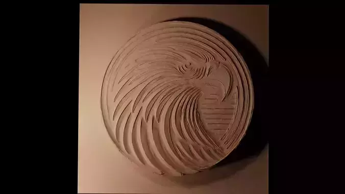 Eagle CNC 3d Print High Relief Sand Casting