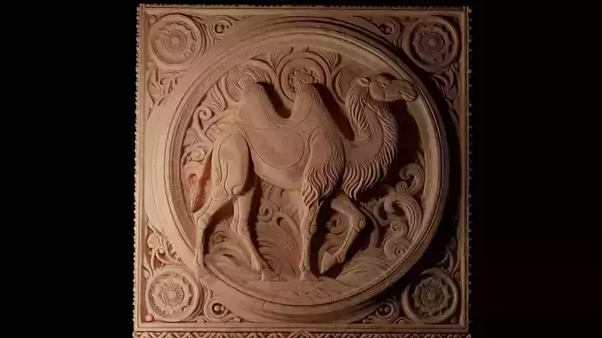 Camel  CNC 3d Print High Relief Sand Casting
