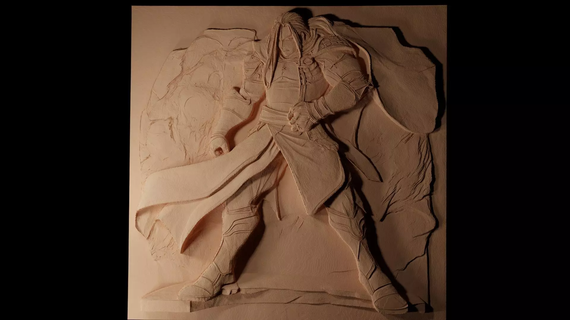 Alphonse Elric CNC 3d Print High Relief Sand Casting 3D print model_0