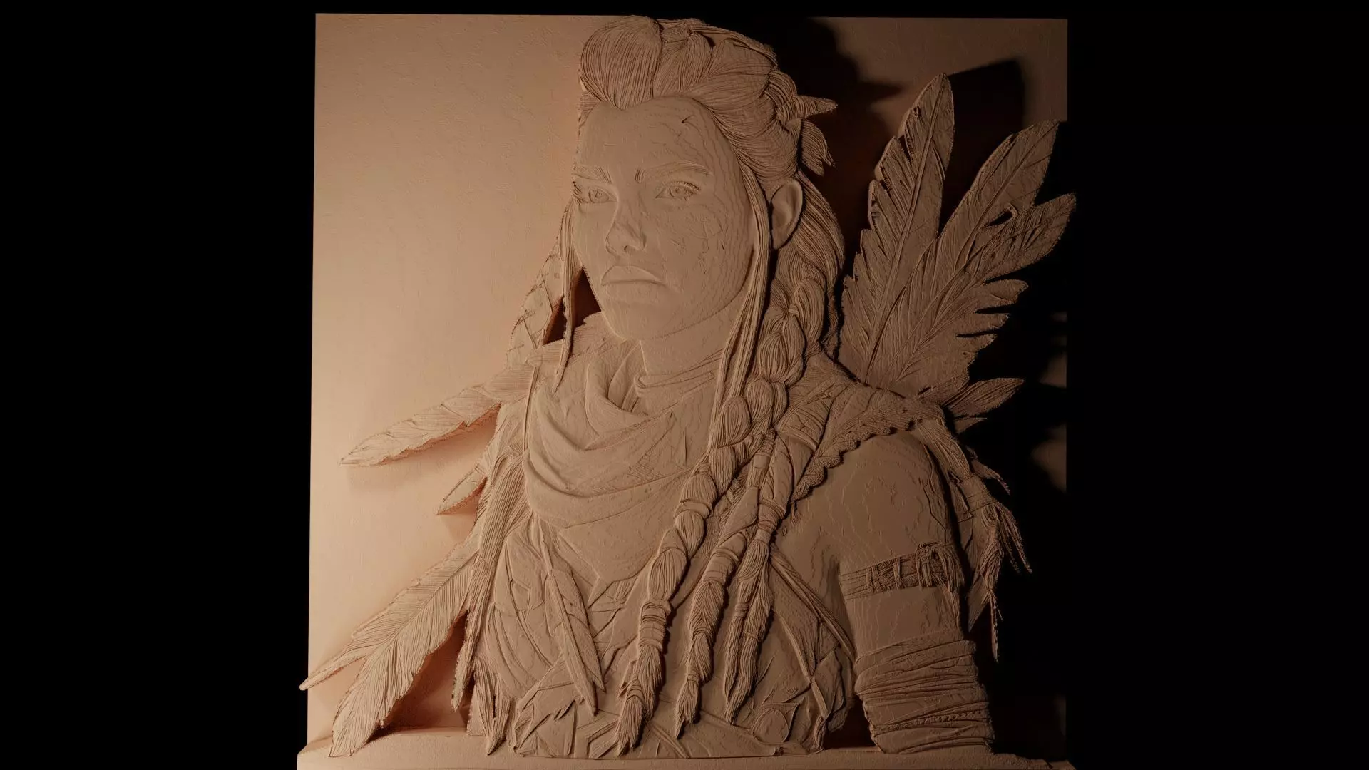 Aloy CNC 3d Print High Relief Sand Casting 3D print model_0