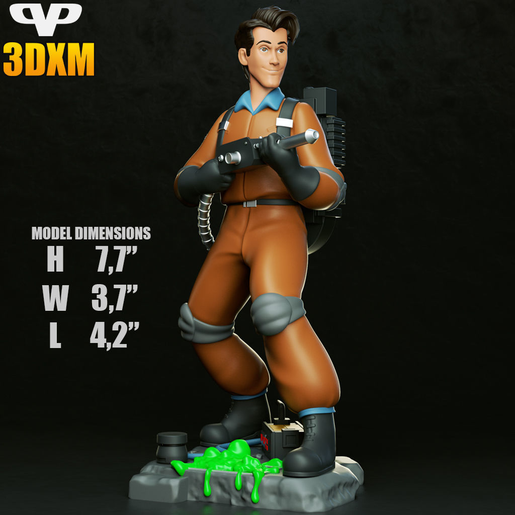 Peter Venkman STL for 3D Printing ChibiSTL 3DXM 3D print model_5
