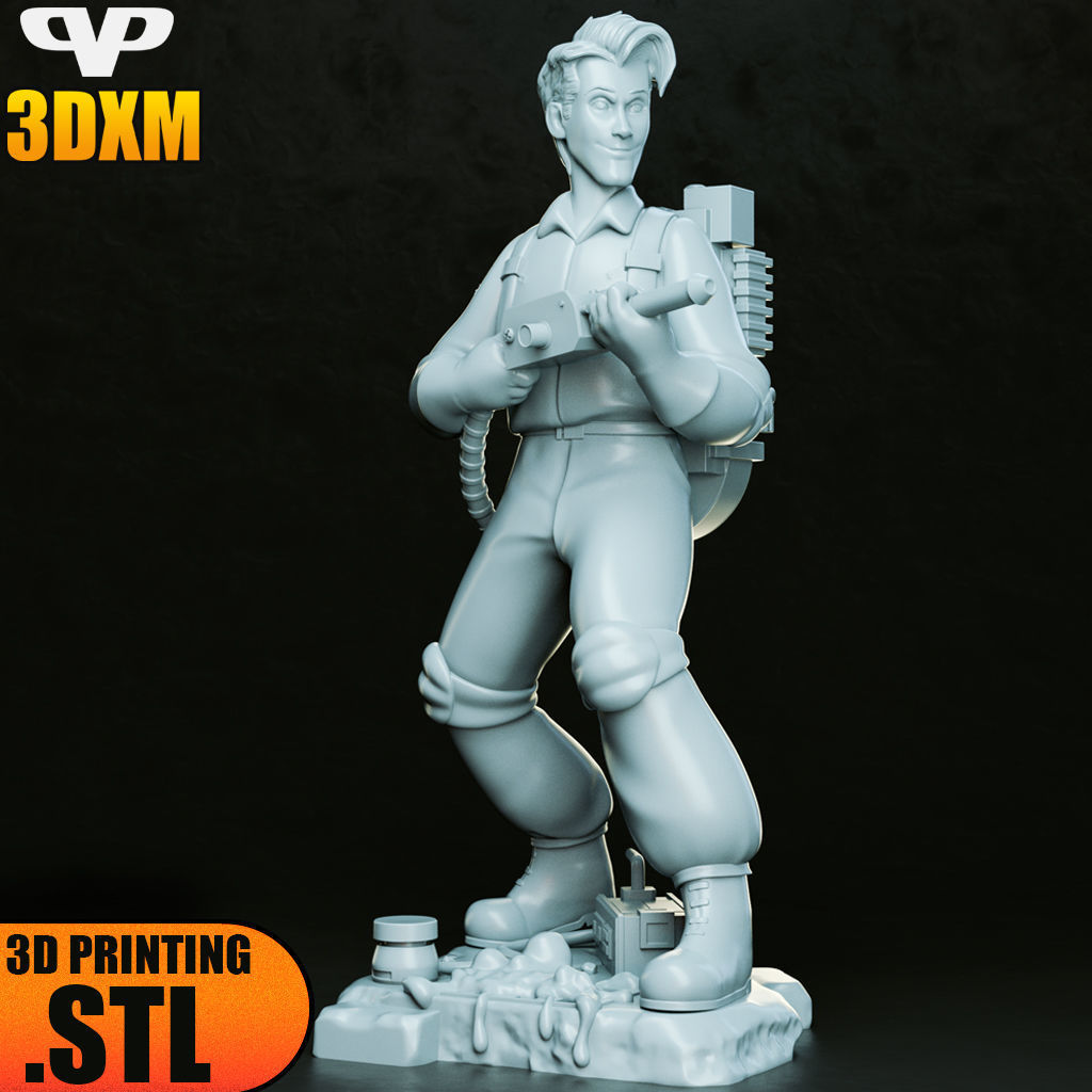 Peter Venkman STL for 3D Printing ChibiSTL 3DXM 3D print model_1
