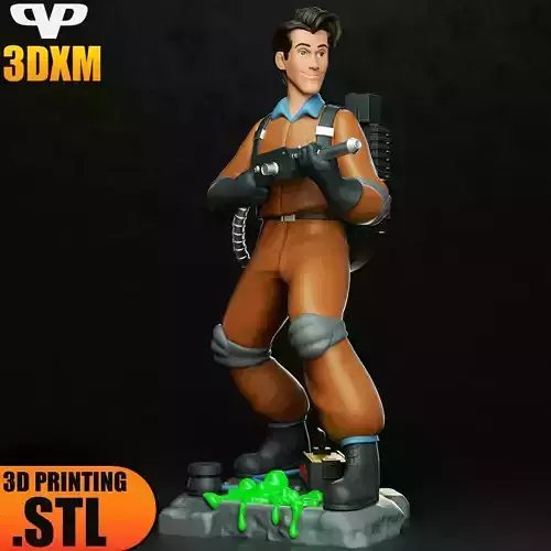Peter Venkman STL for 3D Printing ChibiSTL 3DXM