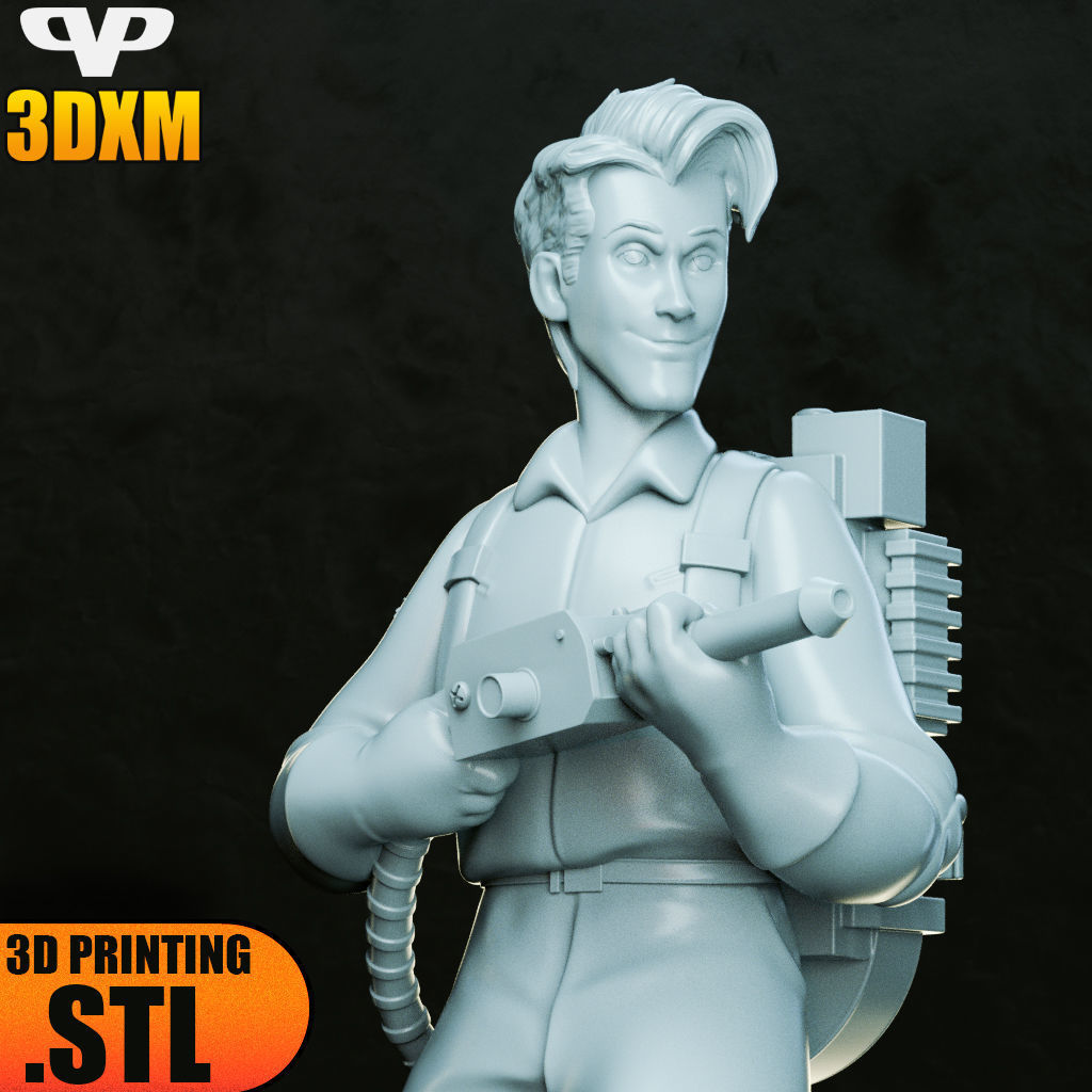 Peter Venkman STL for 3D Printing ChibiSTL 3DXM 3D print model_4