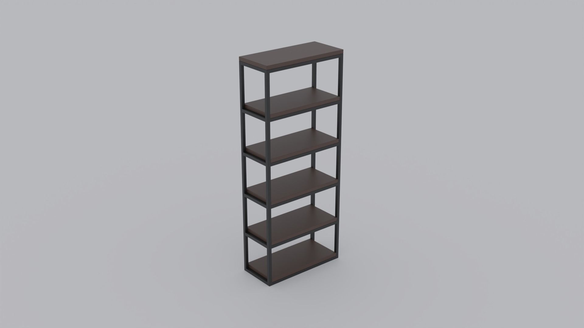 Low Poly Bookcases Pack Low-poly 3D model_3