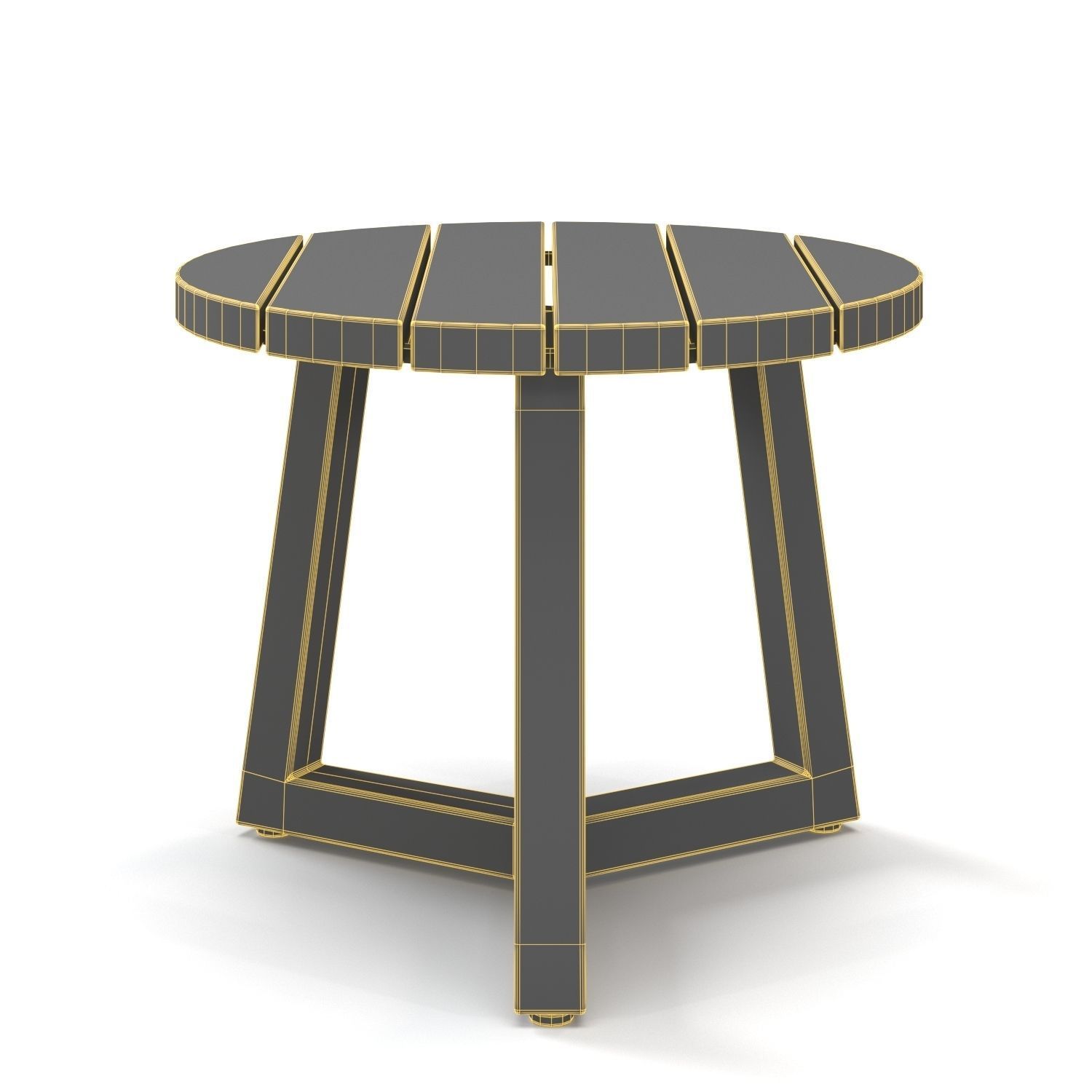 Laguna Outdoor Side Table 3D model_5