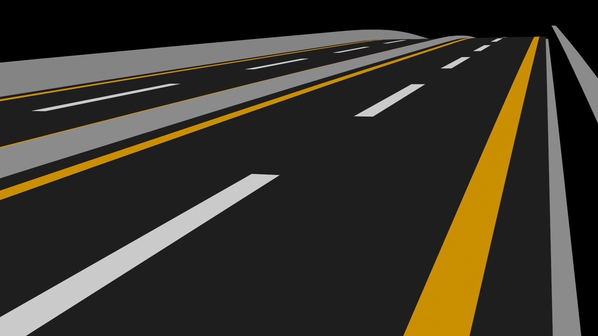 Concrete Bridge 3D model_6