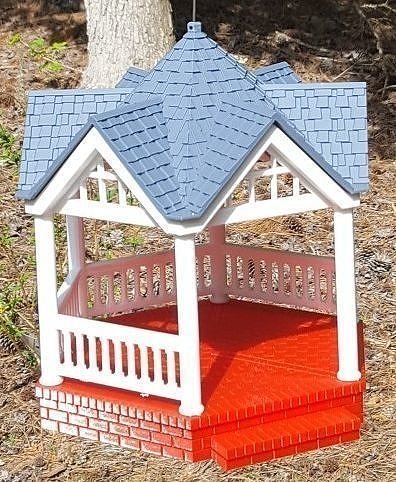 High Definition 3D Printed Gazebo Bird Feeder by Tillery3d 3D print model
