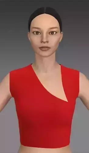 asymetric blouse  modern elegance look