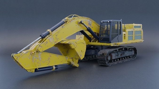 Generic Excavator 3D model 3D model