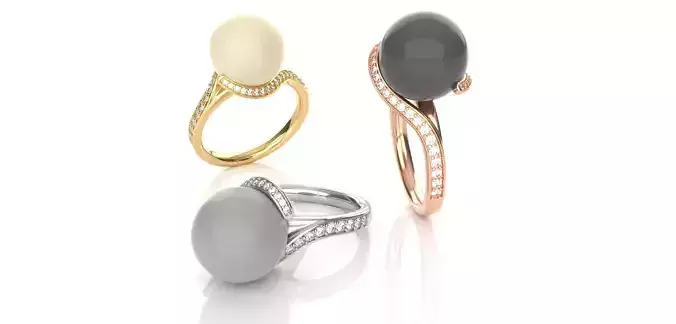 Fancy Pearl Ring